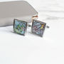 Personalised Map Location Square Cufflinks, thumbnail 5 of 6