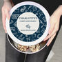 Personalised Navy Kitchen Design Cake Tin, thumbnail 4 of 5