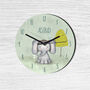 Baby Elephant Nursery Clock, thumbnail 1 of 4