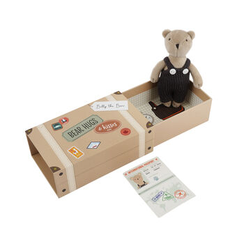 Wild Wanderers 'Billy The Bear' Matchbox Toy | Gift Boxed | Baby Shower, 3 of 6