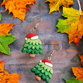 Christmas Tree Earrings Gift, 5 of 6