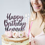 Enchanted Personalised Birthday Cake Topper, thumbnail 7 of 8