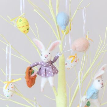 Set Of Two Easter Bunnies With Balloons, 3 of 6