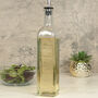 Engraved Contemporary Divide Glass Olive Oil Pourer, thumbnail 1 of 2