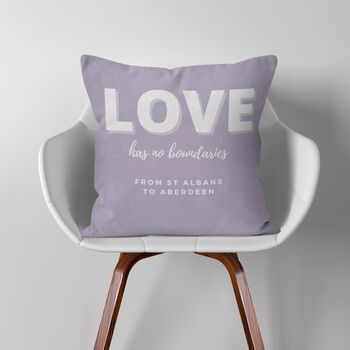 Lockdown Christmas Personalised 'Love' Cushion, 6 of 7