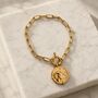 Zodiac Charm Bracelet 18k Gold Plated, thumbnail 1 of 5