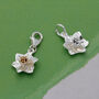 Daffodil Solid Silver And Gold Charm, thumbnail 1 of 12