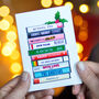 Personalised Cassette Tape Christmas Cards, thumbnail 4 of 5