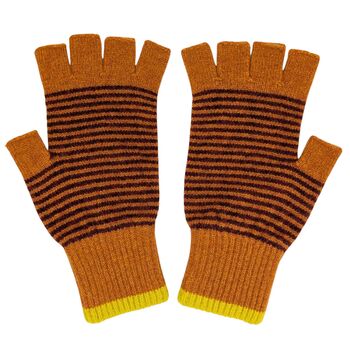 Men's Lambswool Gloves And Fingerless Mitts, 4 of 6