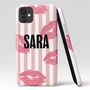 Personalised Pink Stripes Phone Case, thumbnail 4 of 4