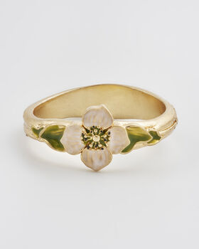 Poppy Anemone Gold Ring, 5 of 8