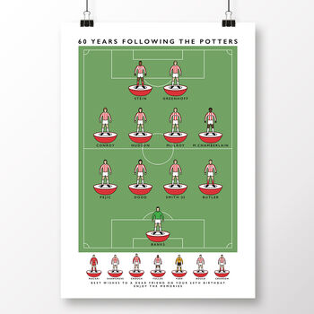 Personalised Subbuteo Football Team Poster, 5 of 11