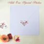 Christmas Multicoloured Butterflies Flower Card, thumbnail 4 of 12