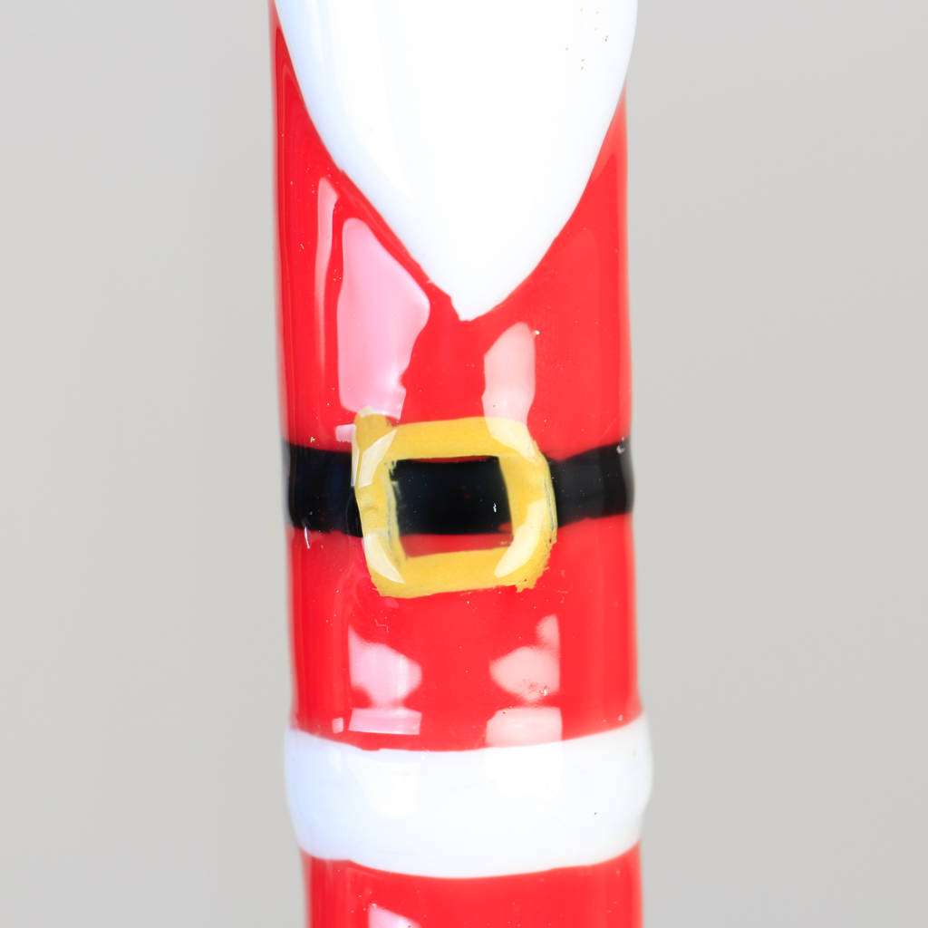 novelty christmas santa claus candlesticks by dibor