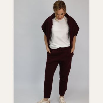 Margot Relaxed Cigarette Style Sweatpants, 2 of 7