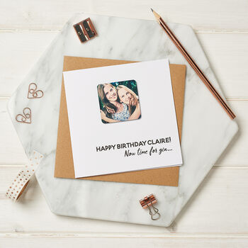 Personalised Birthday Photo Magnet Card, 3 of 6