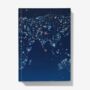 A5 Hardback Notebook Featuring A World Map In Stars, thumbnail 1 of 4