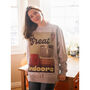 The Great Indoors Women's Slogan Sweatshirt, thumbnail 2 of 5