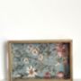 Luxury Wood Serving Tray, Indian Printed Serveware, thumbnail 11 of 12