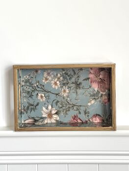 Luxury Wood Serving Tray, Indian Printed Serveware, 11 of 12