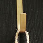 Gold Heart Over Door Christmas Wreath Hanger, thumbnail 3 of 3