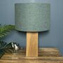 William Morris Willow Bough Lovat Blue Tweed Lampshades, thumbnail 5 of 9