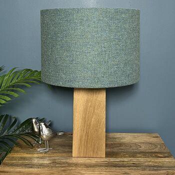 William Morris Willow Bough Lovat Blue Tweed Lampshades, 5 of 9
