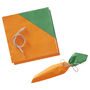Easter Party Carrot Shaped Paper Napkins, thumbnail 3 of 4