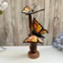 Handcrafted Monarch Butterfly Wooden Sculpture Ornament, thumbnail 2 of 11