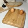 Children's 'Dippy Eggs' Wooden Board Personalised, thumbnail 4 of 5