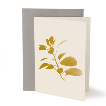 Twig Mustard Notecard, 2 of 2