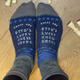 Personalised Lucky Chess Socks, thumbnail 3 of 4