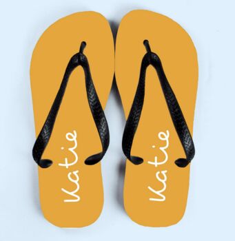Personalised Summer Flip Flops, 4 of 5