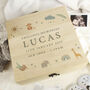 Personalised Safari Animals Wooden Keepsake Box, thumbnail 2 of 4