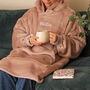 Personalised Oversized Hoodie Gift For The Home Wearable Blanket Cosy Pyjamas Accessories, thumbnail 1 of 4