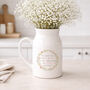 Personalised Floral Vase For Mum, thumbnail 1 of 2