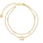 Esha Double Chain Star Bracelet, thumbnail 2 of 5