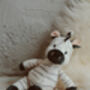 Baby Zebra Rattle Soft Toy, thumbnail 4 of 6