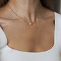 Freshwater Pearl Gold Plated Sterling Silver Necklace, thumbnail 1 of 4