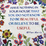 William Morris Beautifully Quote Embroidery Kit, thumbnail 2 of 12