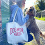 The Dog Mum Club Dog Lover Cotton Canvas Tote Bag, thumbnail 1 of 3