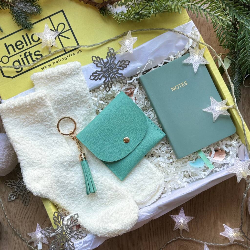 For Her Essentials Letter Box Gift Green, 1 of 9