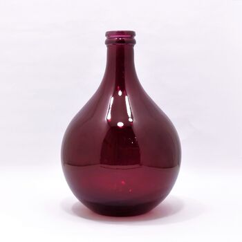 Recycled Glass Vase | 43cm 'Garrafa' | Seven Colours, 6 of 6