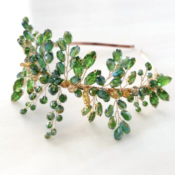 Green Crystal Tiara, 2 of 5