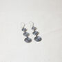 Trio Spiral Drop Earrings, thumbnail 2 of 3