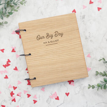 Personalised Scrapbook Wedding Planner For Couple, 4 of 10