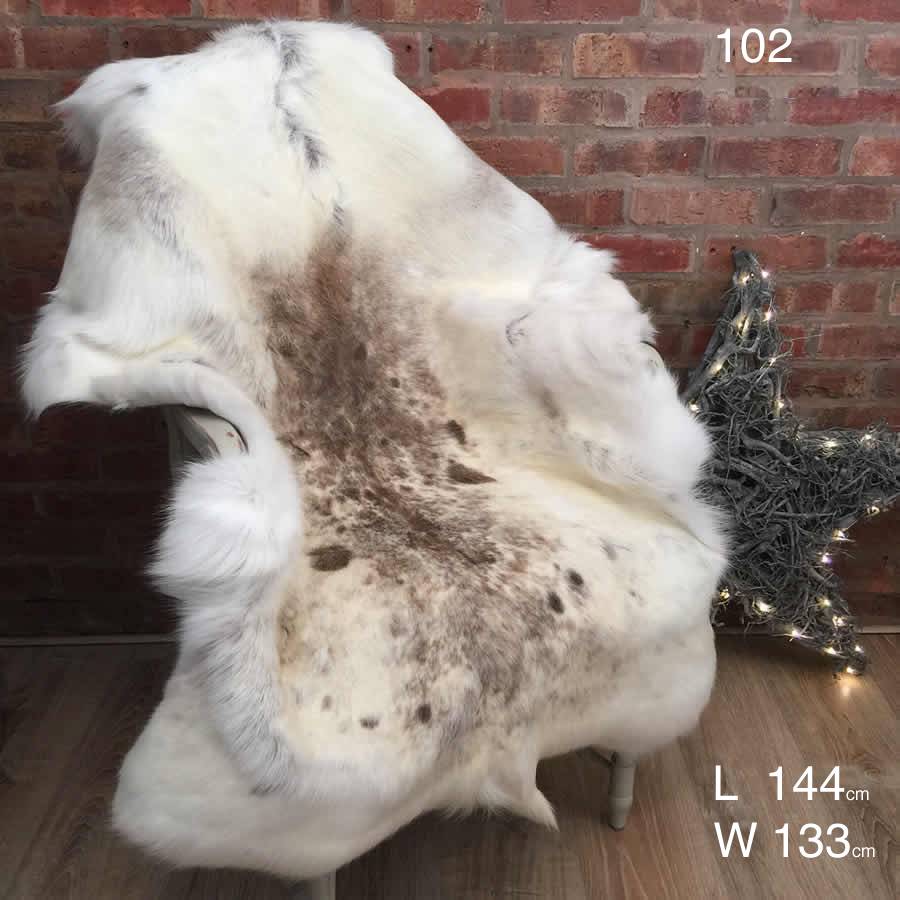 luxury reindeer large hide rugs huge choice… by cowshed interiors