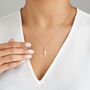 Solid Silver Or Gold Christian Cross Pendant Necklace, thumbnail 3 of 8