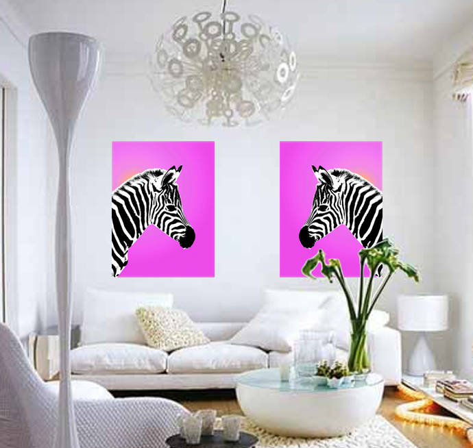 Gleaming Zebra, Canvas Art, 1 of 4