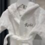 Personalised Embroidered Baby Dressing Gown, thumbnail 4 of 5